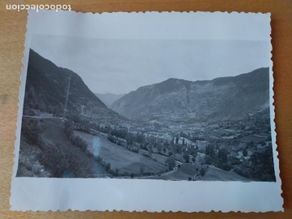 Fotografia antiga: ANDORRA 1958 MONTAÑAS FOTO PARTICULAR 11 X 8,8CM VISTA PUEBLO
